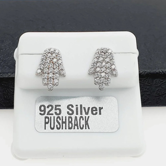 "925 sterling silver luxury CZ earrings for women/girls, Best for gift, … - Picture 5 of 9